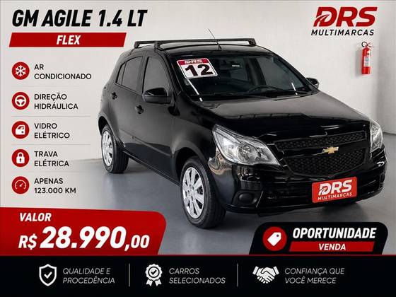 CHEVROLET AGILE 1.4 MPFI LT 8V FLEX 4P MANUAL CHEVROLET AGILE 1.4 MPFI LT 8V FLEX 4P MANUAL
